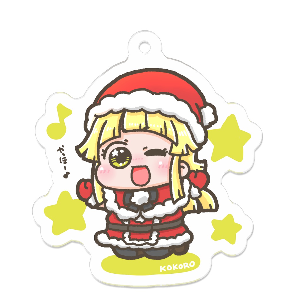 こころちゃんアクキー(クリスマス)