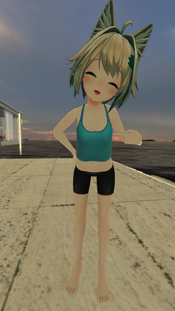 キャミソール的な【ミーシェ想定3Dモデル服】