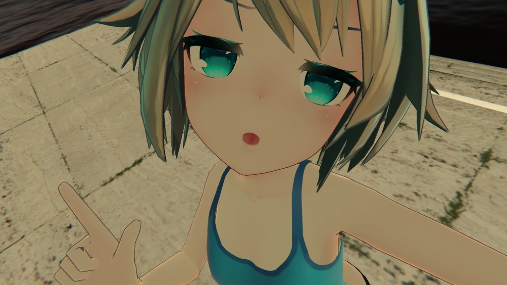 キャミソール的な【ミーシェ想定3Dモデル服】