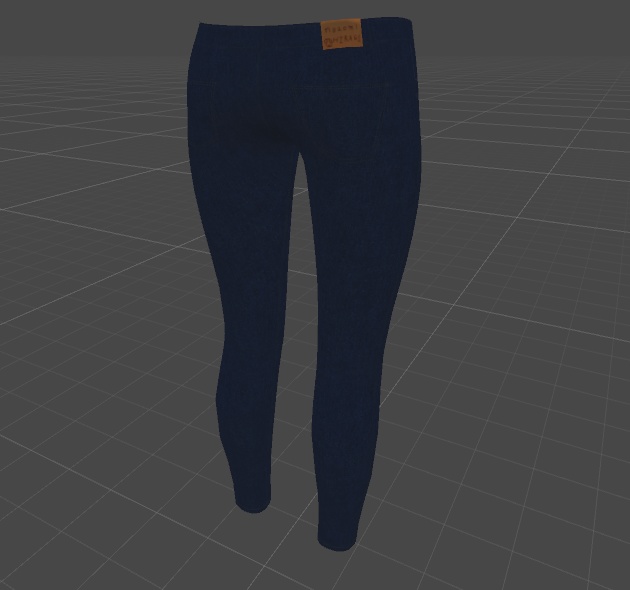 ジーパン【ミーシェ想定3Dモデル服】