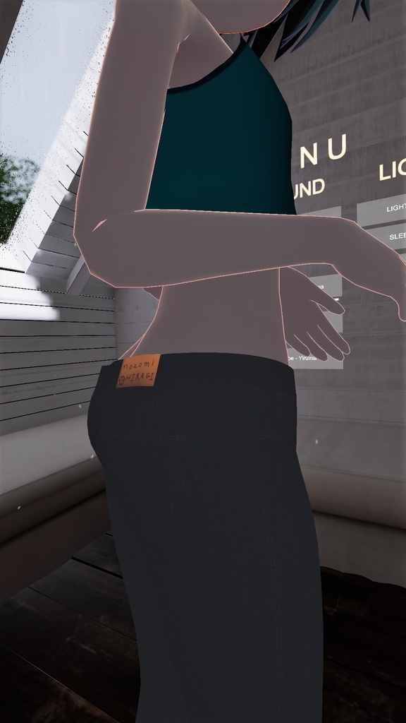 ジーパン【ミーシェ想定3Dモデル服】