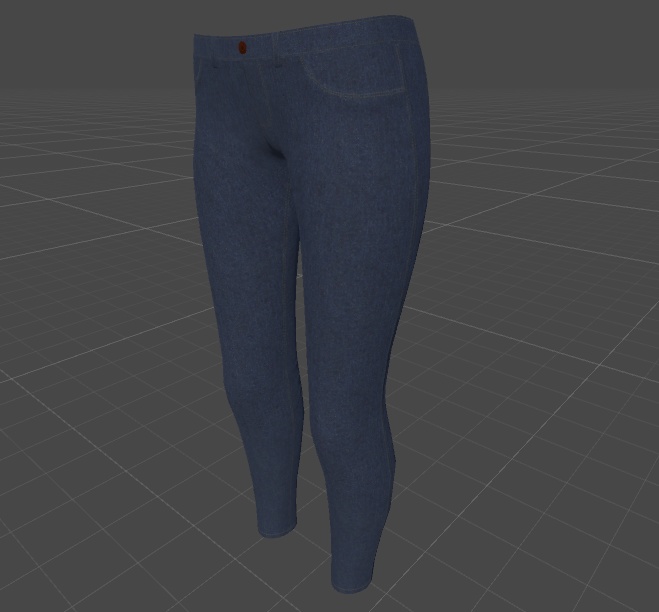 ジーパン【ミーシェ想定3Dモデル服】