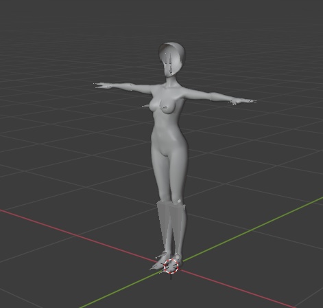 CC0 3Dモデル女性素体
