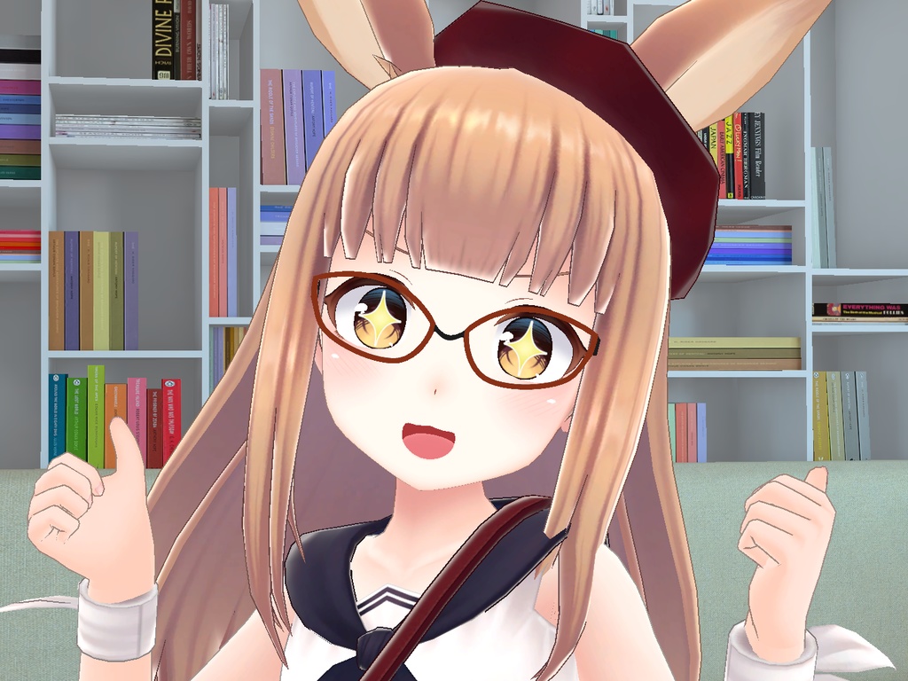 【マロン ミーシェ キッシュ対応】ダテメガネ コウ