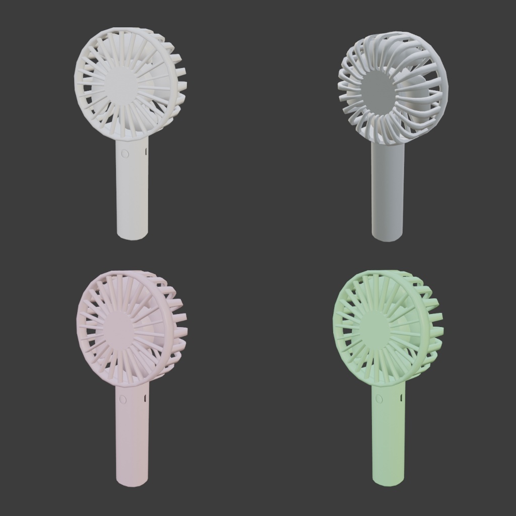 【まわる】Handy fan【かんたん導入】