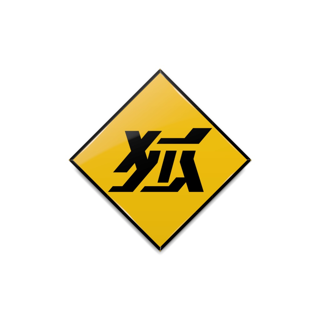 【値下げ】狐夢想屋ロゴ 缶バッジ