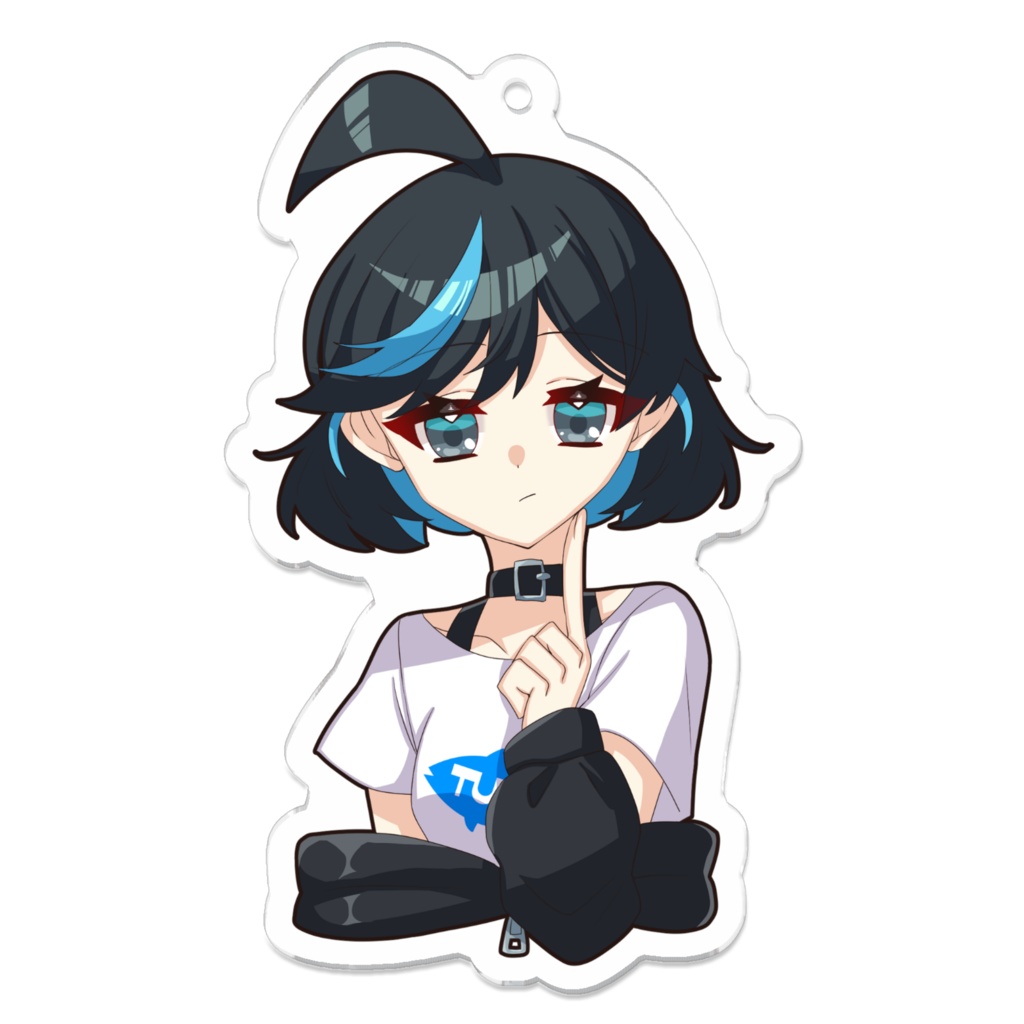 すまし顔アクキー