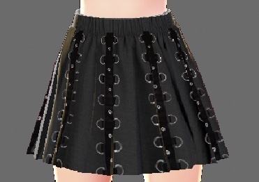 Gothic Mini Skirt VRoid