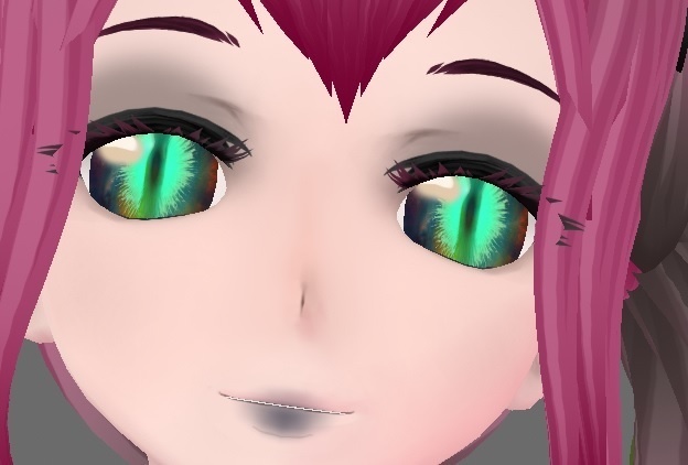 Demon eyes green brown (VRoid texture) Irises