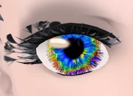Very long feather lashes