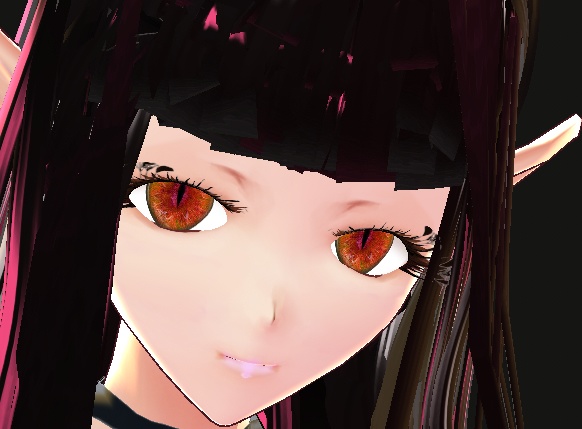 Red Cat Eyes (VRoid Texture)