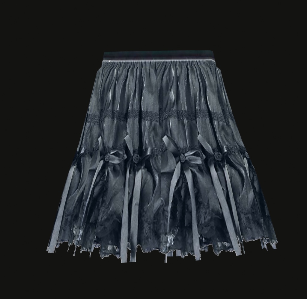 Gothic Lolita Mini Skirt (VRoid Texture)