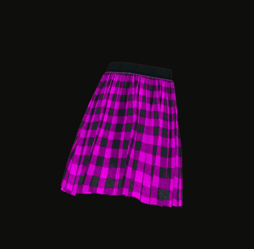 Neon Mini Skirts (VRoid Texture)