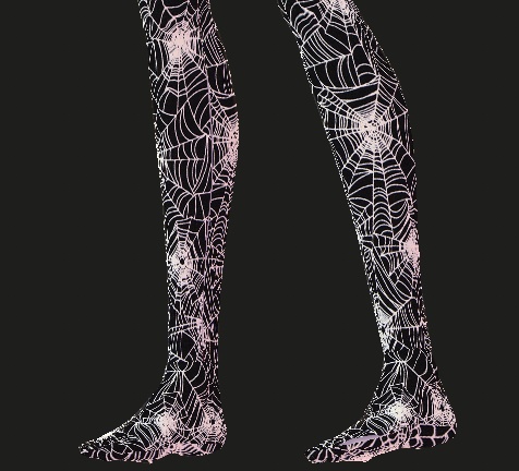Spiderweb Socks (VRoid Texture)