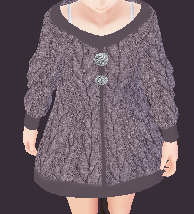 Pink knitted sweater (VRoid Texture)