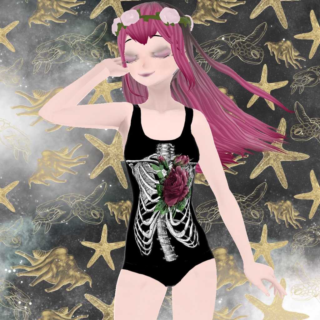 Gothic Swimsuits (VRoid Texture)