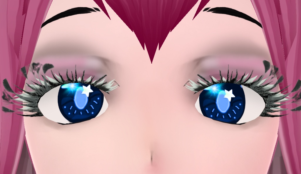 Blue sparkling eyes / Irises (VRoid Texture)