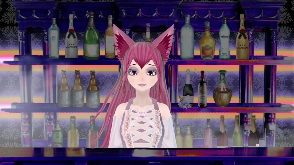 Animated Bar Stream Overlay MP4 for Just Chatting/ Background Movie