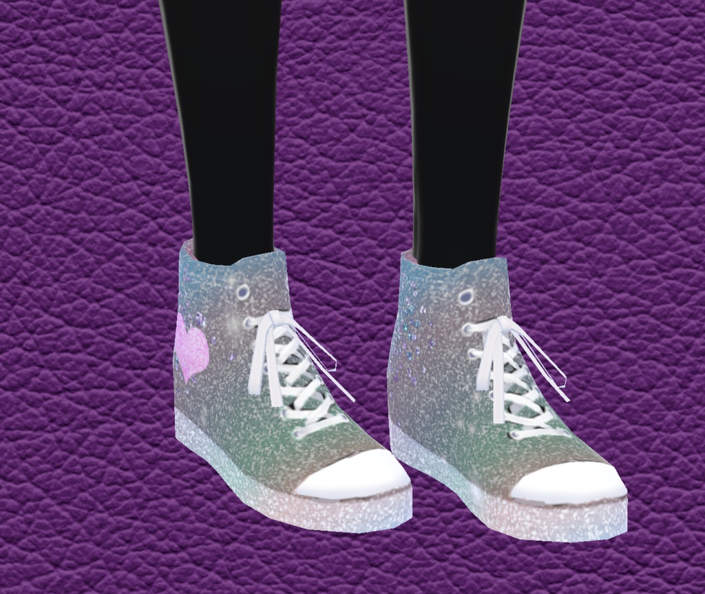 Cute Rainbow Shoes (VRoid Texture)