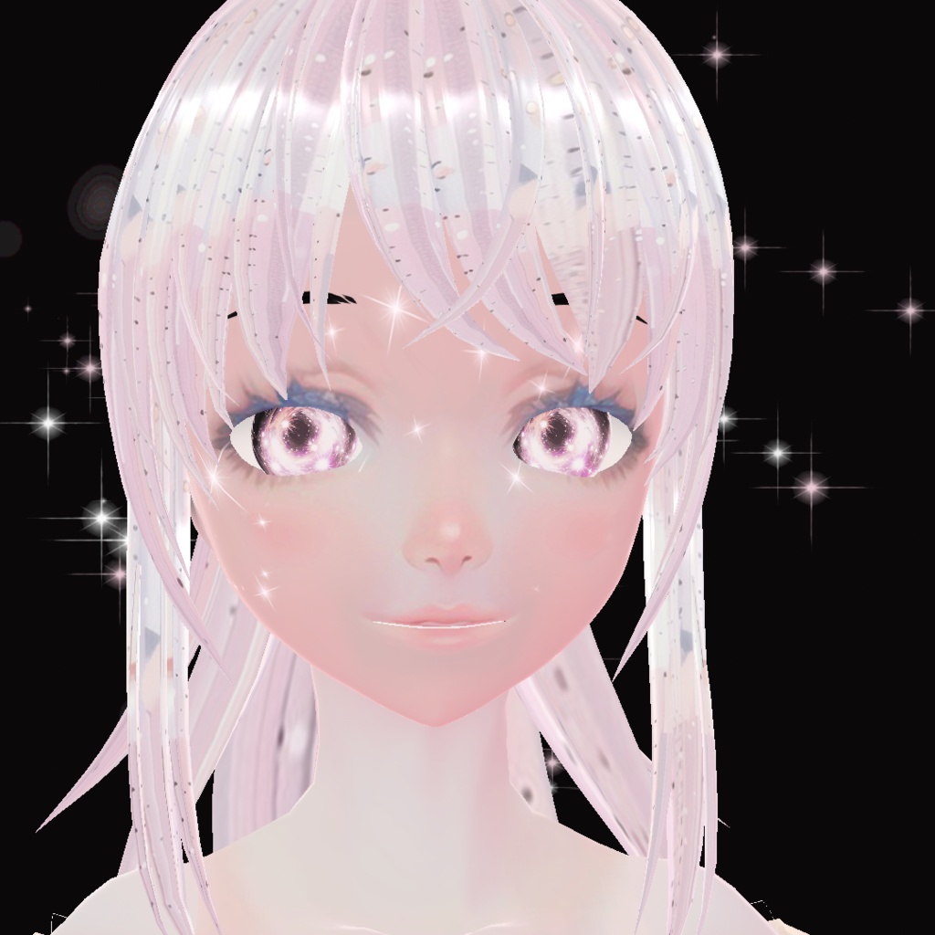 Cute glitter Skin Texture (VRoid face texture)
