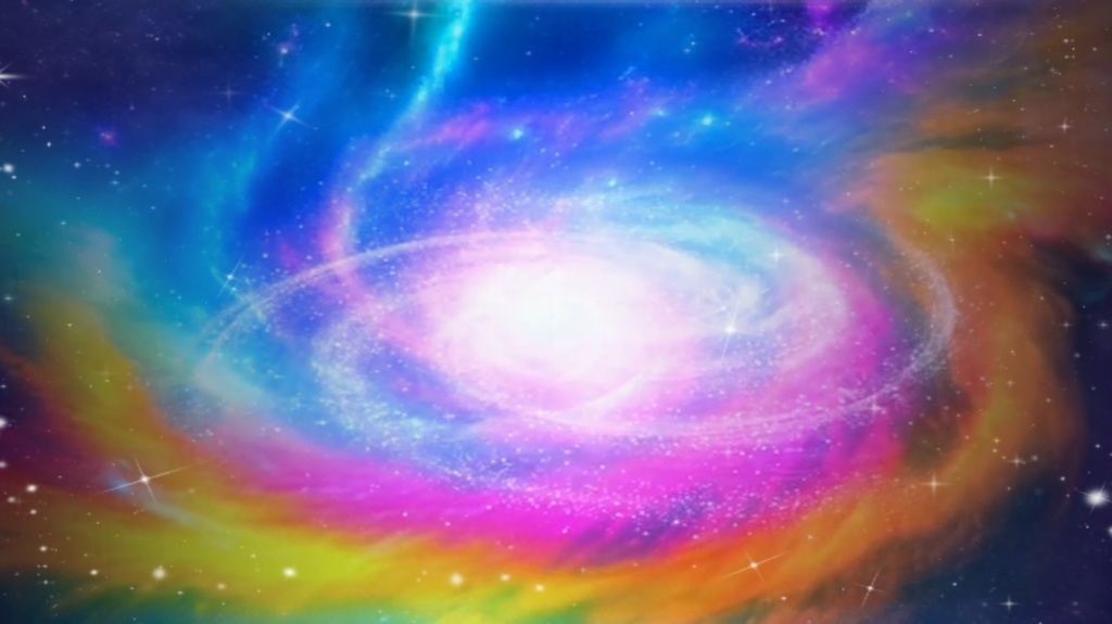 Animated VTuber Galaxy Background