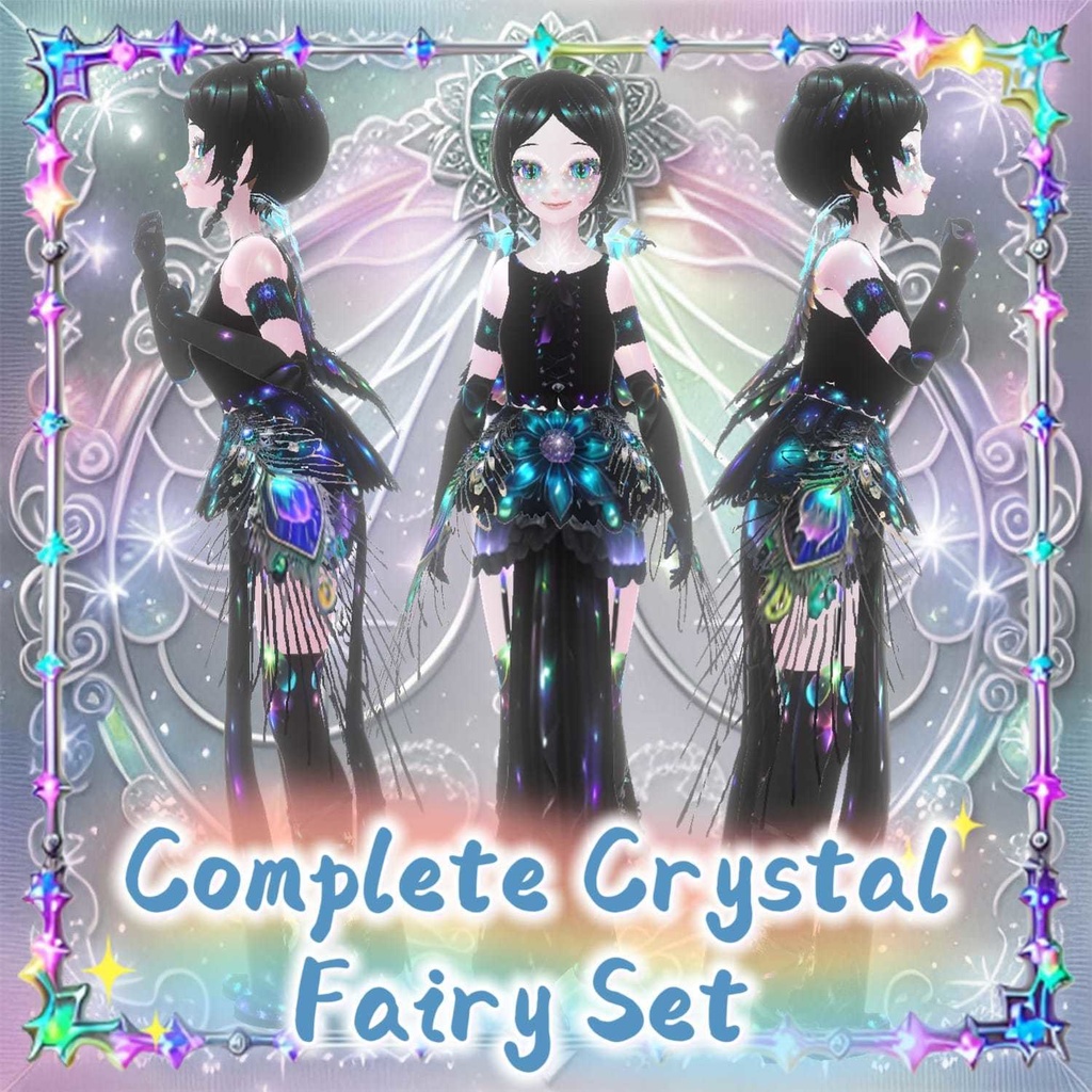Crystal Fairy complete Set (VRoid Textures) *Thanks for your Support*