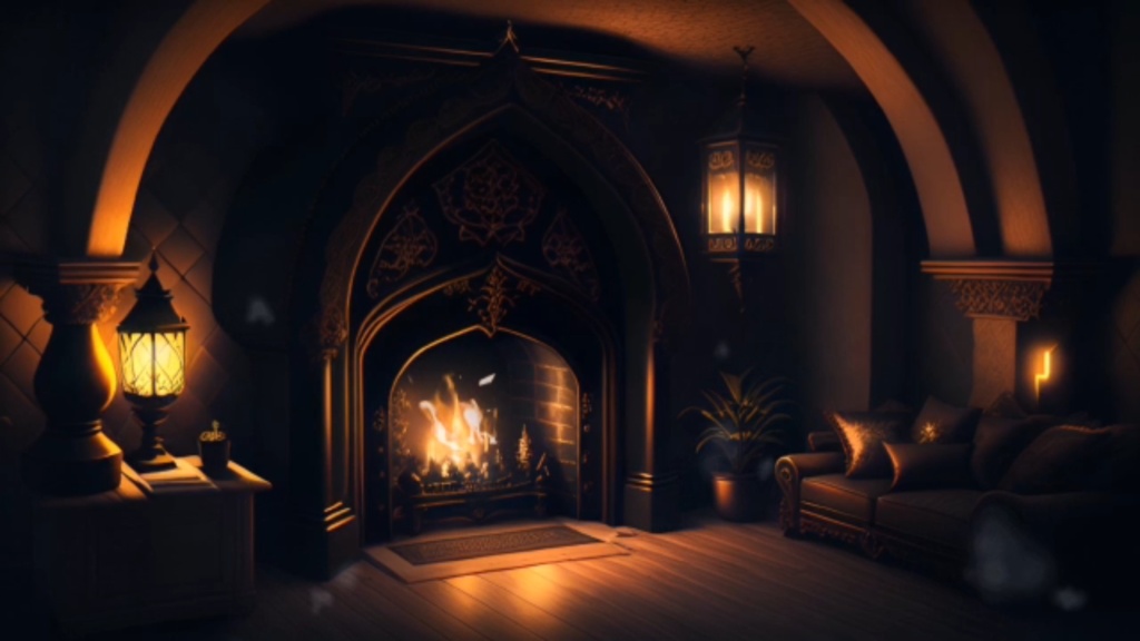 Four cosy looped animated backgrounds
