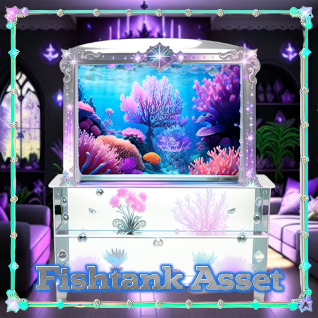 VTuber Asset animated fishtank