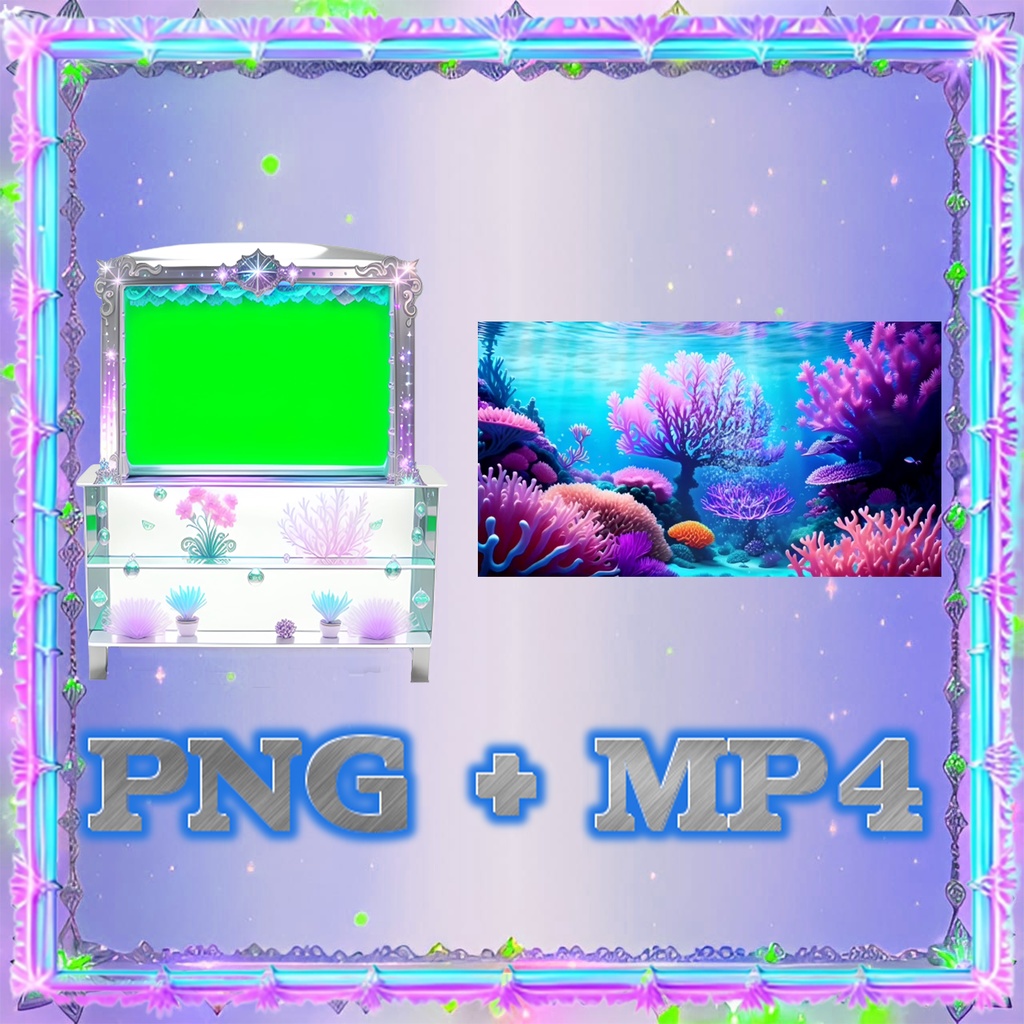 VTuber Asset animated fishtank