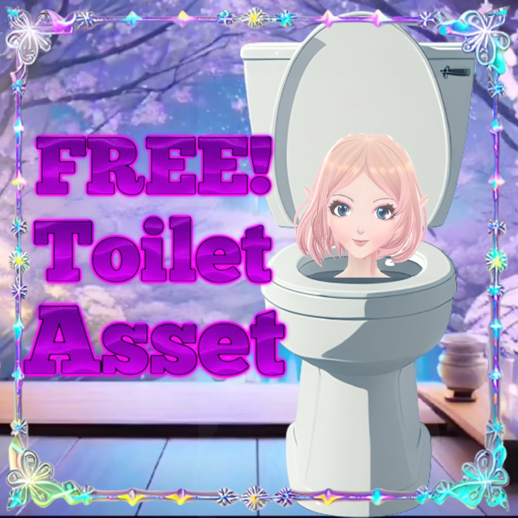 FREE! VTuber Toilet Asset (PNG)