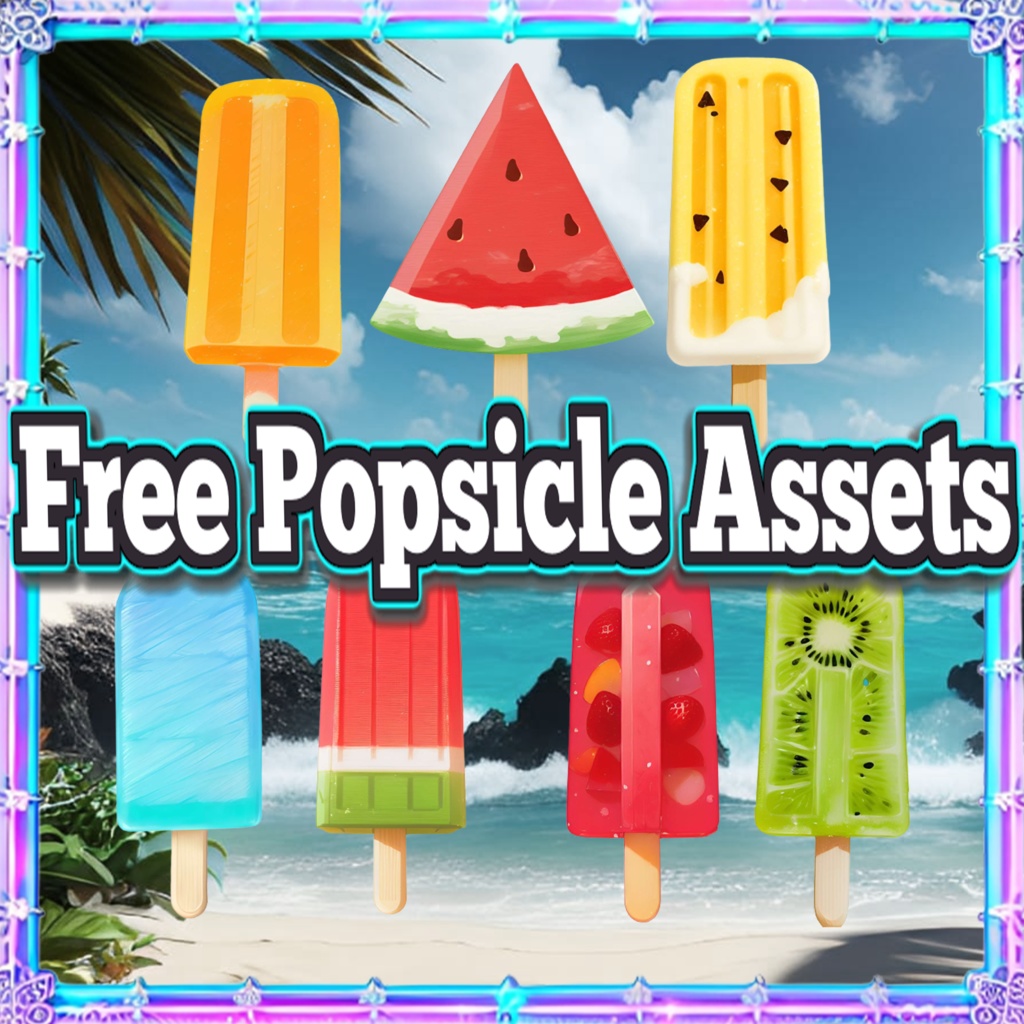 Free Popsicle/Icecream Assets PNG