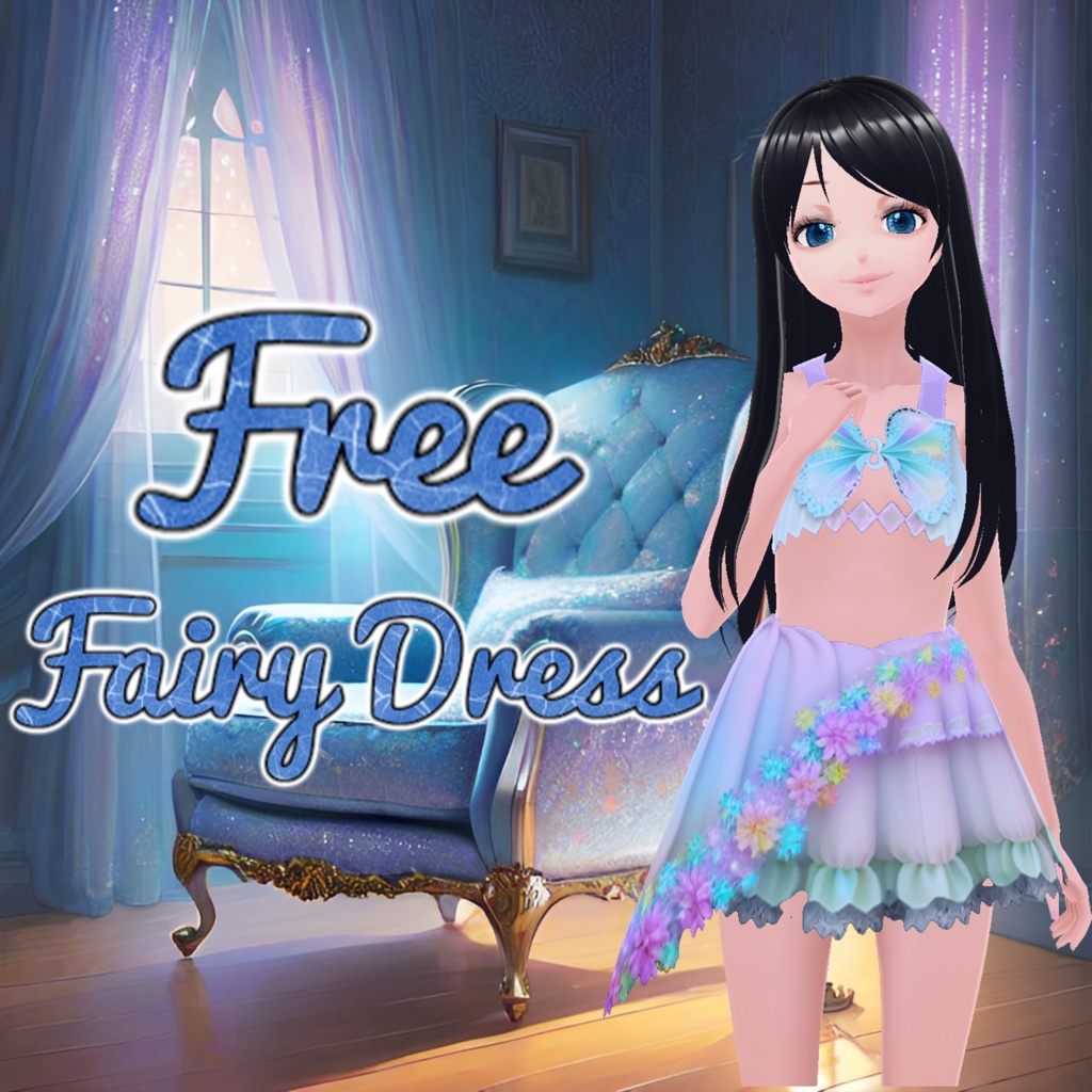 Free Fairy Dress for VRoid Studio