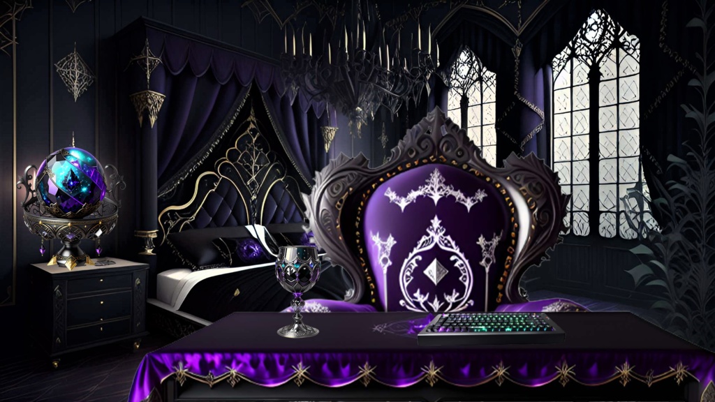 Full gothic streaming set