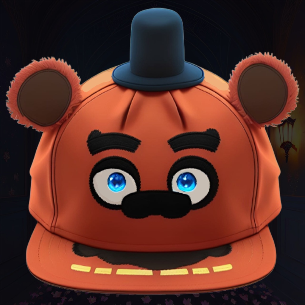 Free animated Freddy Fazbear hat for VSeeFace - Seighcho - BOOTH