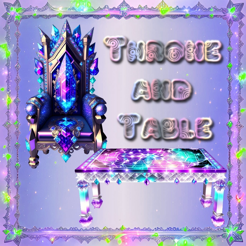 Magical Crystal Overlay/ Streaming Set