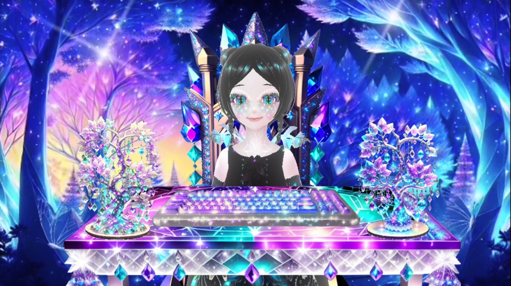 Magical Crystal Overlay/ Streaming Set