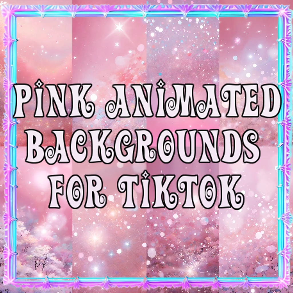 Pink animated backgrounds for TikTok (looped)