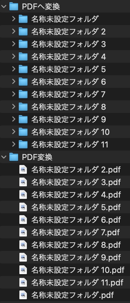 連番画像からブック型PDF作成