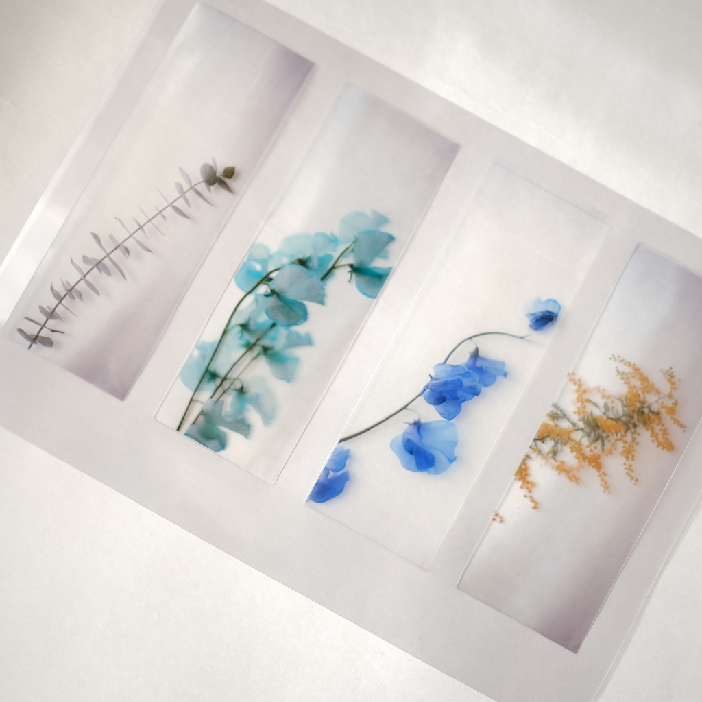 \ new !! / flower bookmark