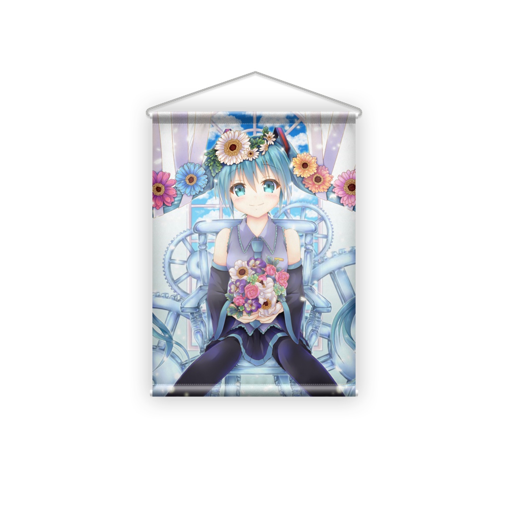 初音ミク10周年記念タペストリー