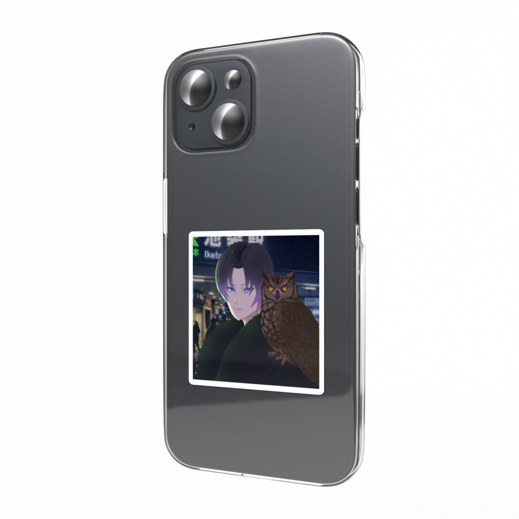 ステッカー「夜の池袋」文字なしver.