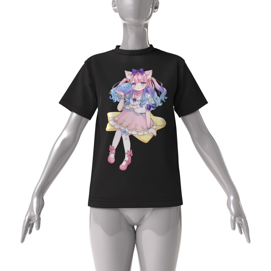 星月あまね 3周年記念ビッグシルエットTシャツ