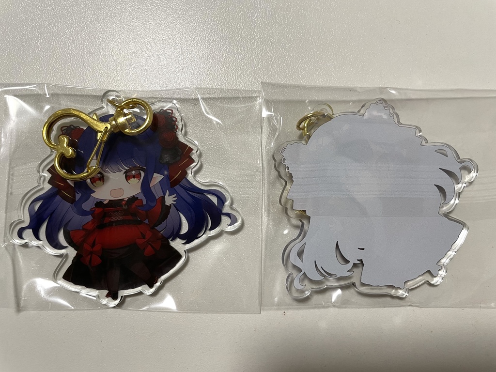 【残りわずか】十六夜めあ 登録者500人記念 アクリルキーホルダー