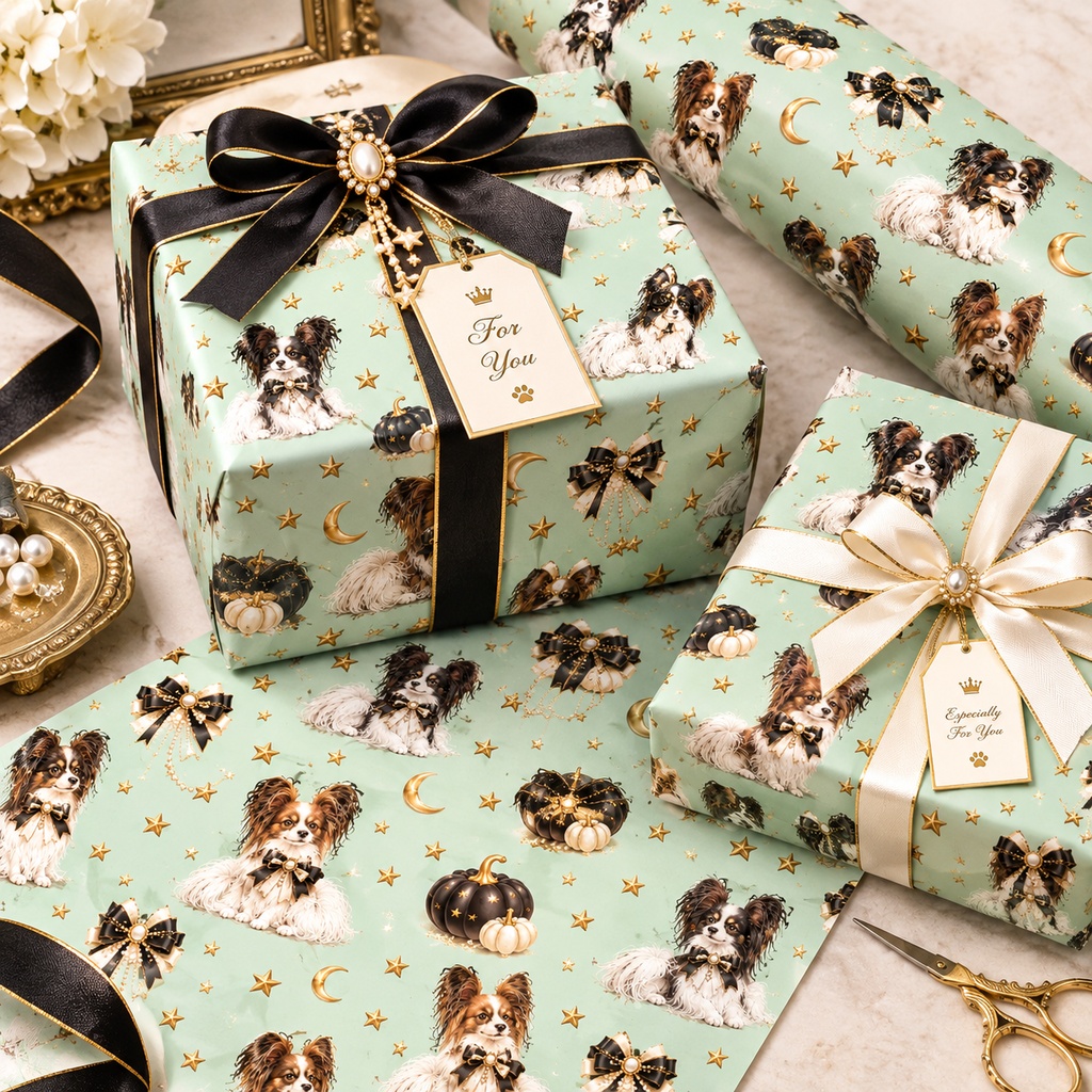 Pearl & Noir|Noir Halloween|Papillon Pearl Collection|9Digital Papers