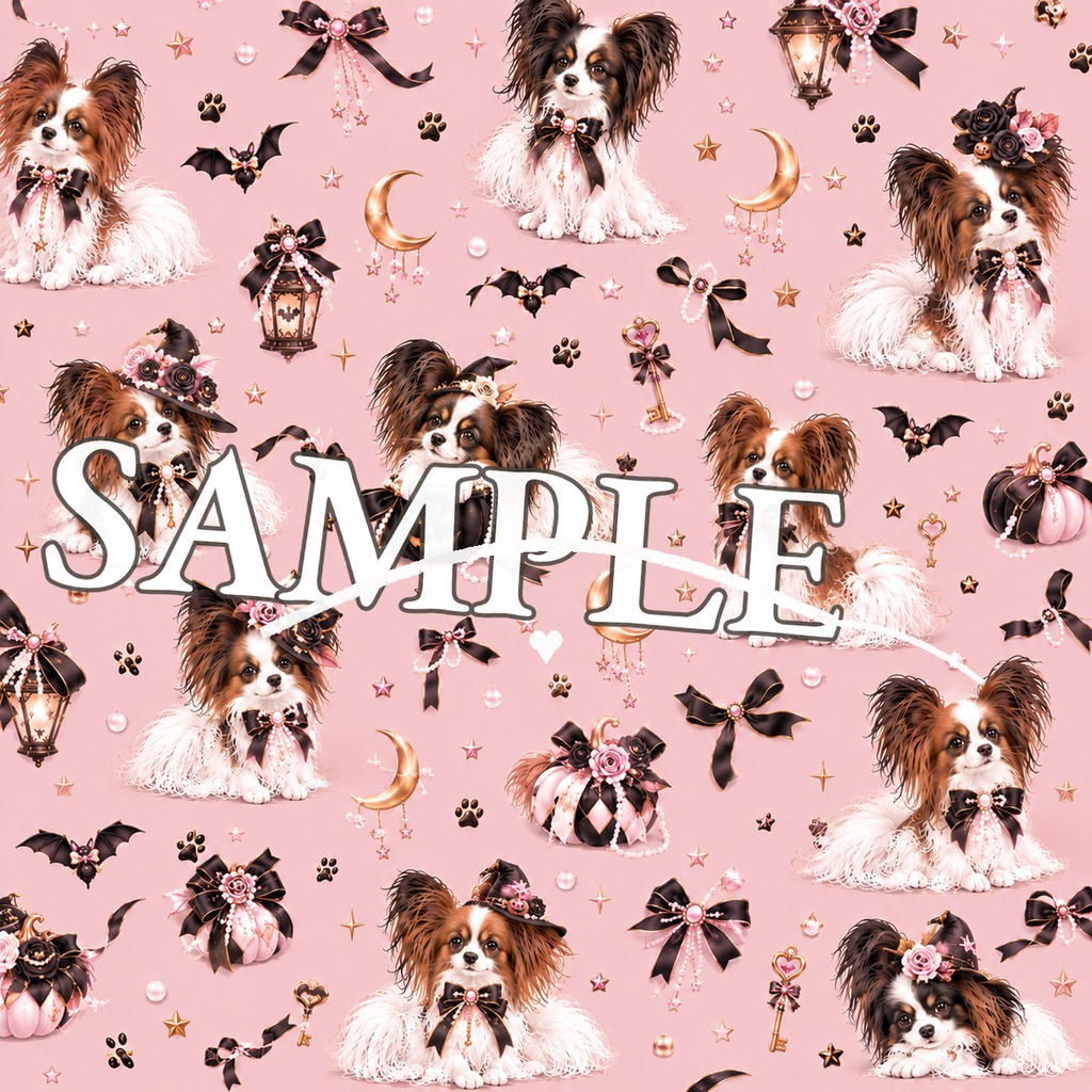 Pearl & Noir|Noir Halloween|Papillon Pearl Collection|9Digital Papers