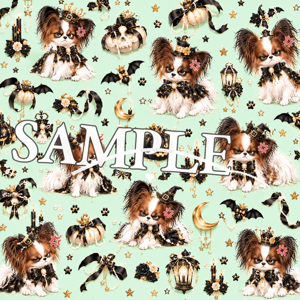 Pearl & Noir|Noir Halloween|Papillon Pearl Collection|9Digital Papers