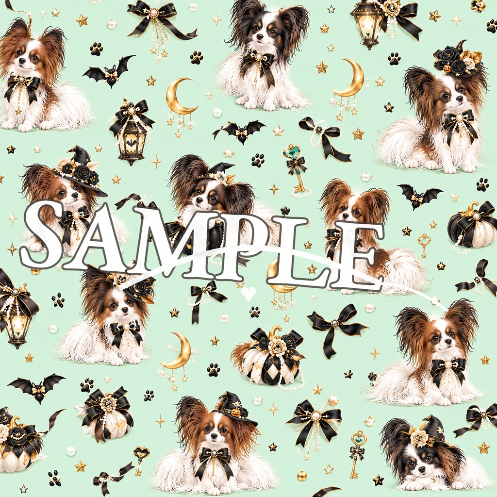 Pearl & Noir|Noir Halloween|Papillon Pearl Collection|9Digital Papers