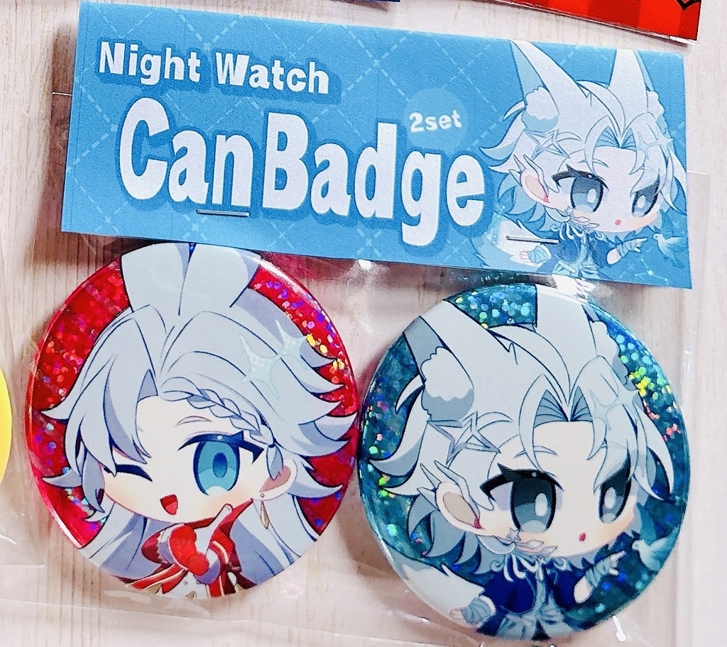 【缶バッジ】ニンフ&賢者きらきら缶バッジセット