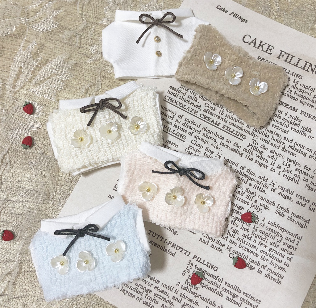triple flower vest set