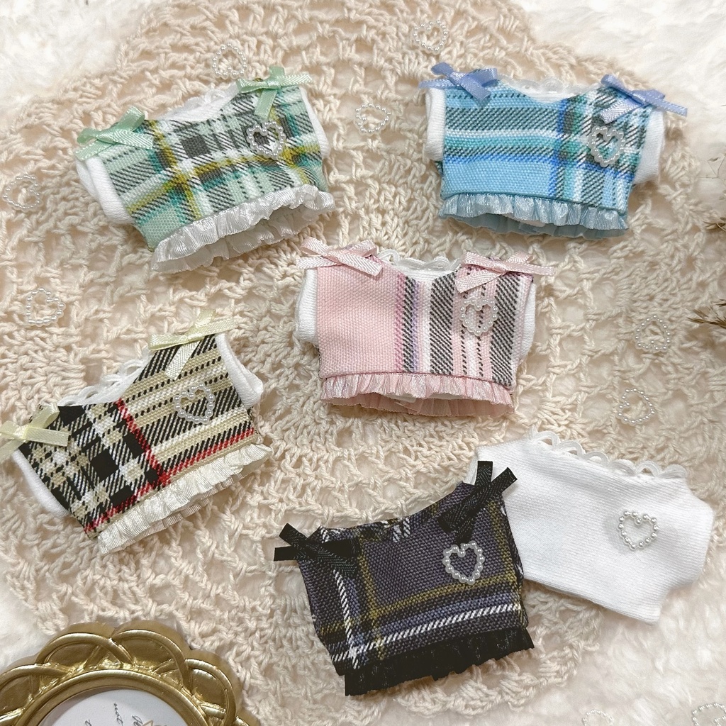 knit × frillvest set ღ